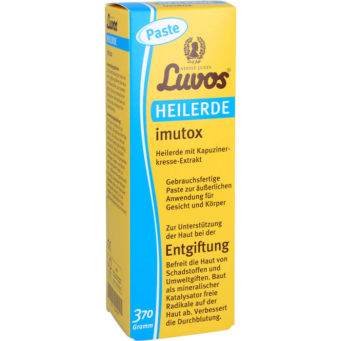 Luvos Heilerde imutox Paste  zur Unterstützung der Haut bei der Entgiftung, 370 g Paste