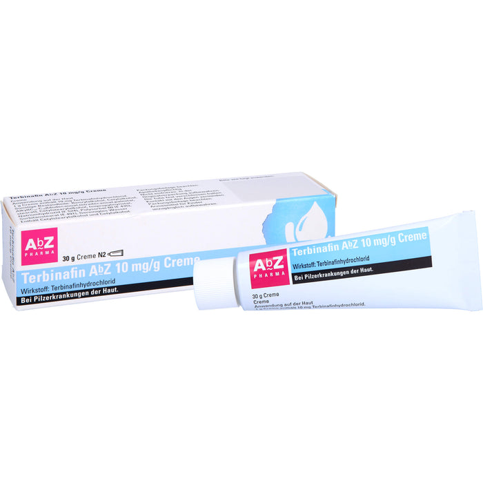 Terbinafin AbZ 10 mg/g Creme bei Pilzerkrankungen der Haut, 30 g Cream