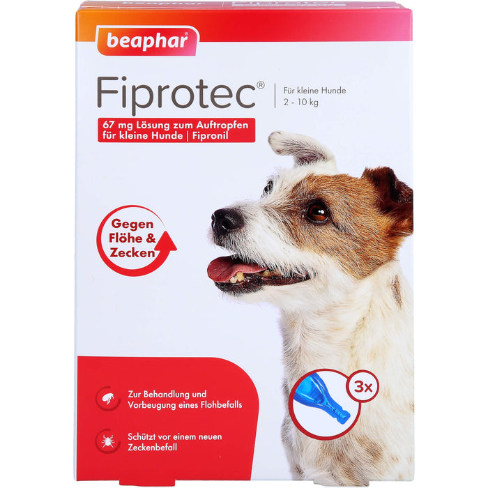 Fiprotec 67mg Kleine Hunde, 3X0.67 ml TRO