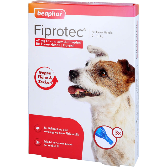 Fiprotec 67mg Kleine Hunde, 3X0.67 ml TRO