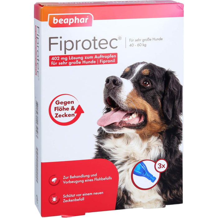 Fiprotec 402mg Sehr G Hund, 3X4.02 ml TRO