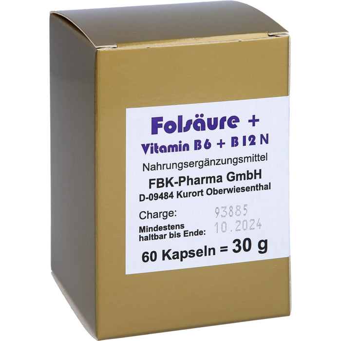 Folsaeure+vit B6+b12 Komp, 60 St KAP