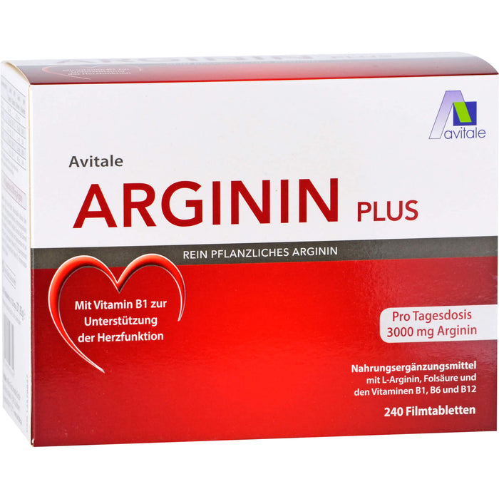 Avitale Arginin Plus Filmtabletten, 240 St. Tabletten