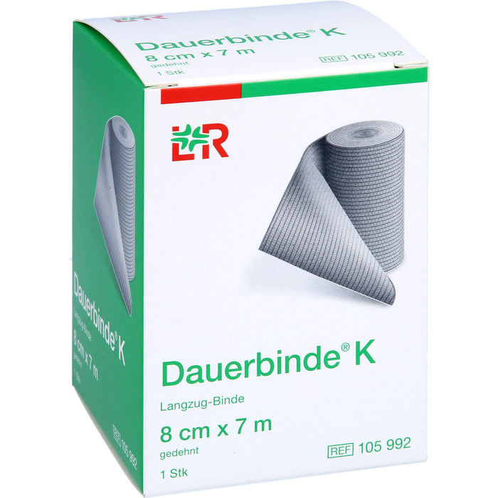 Dauerbinde kräftig 8cmx7m, 1 St. Binde