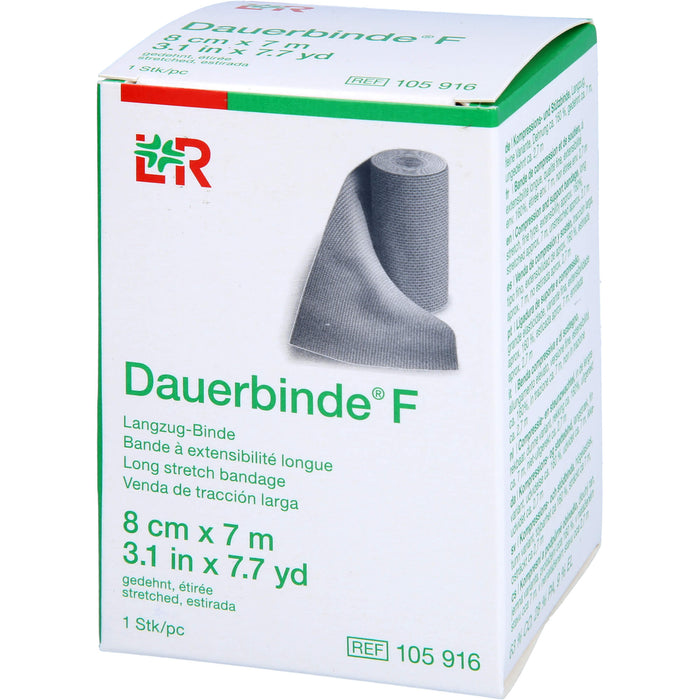 Dauerbinde fein 8cmx7m, 1 St. Binde