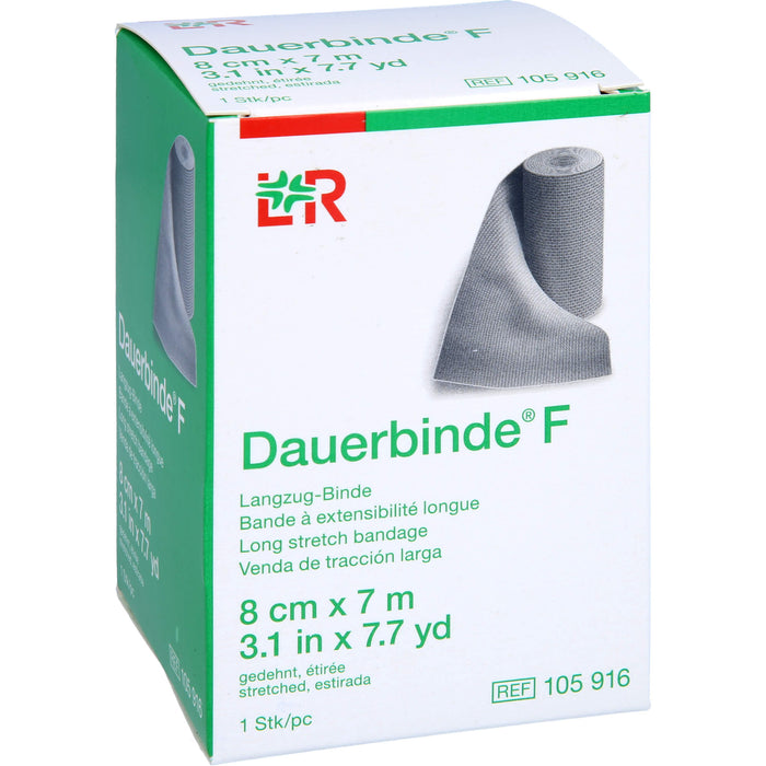 Dauerbinde fein 8cmx7m, 1 St. Binde