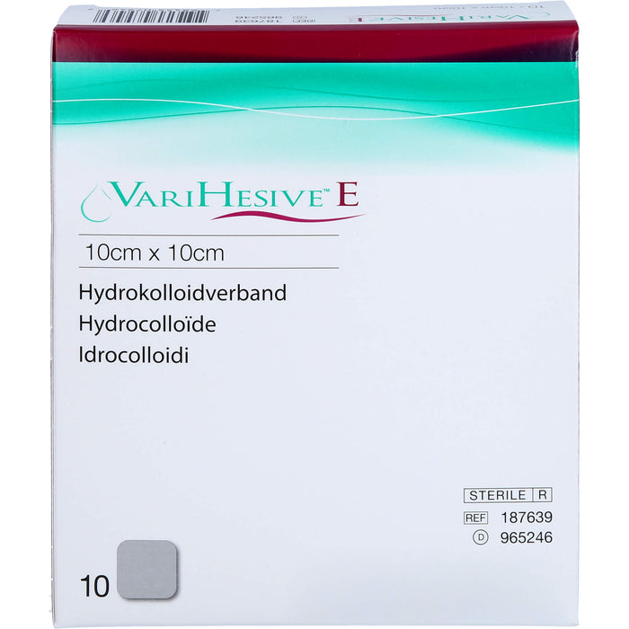 VARIHESIVE E 10x10 cm HKV hydroaktiv, 10 St VER