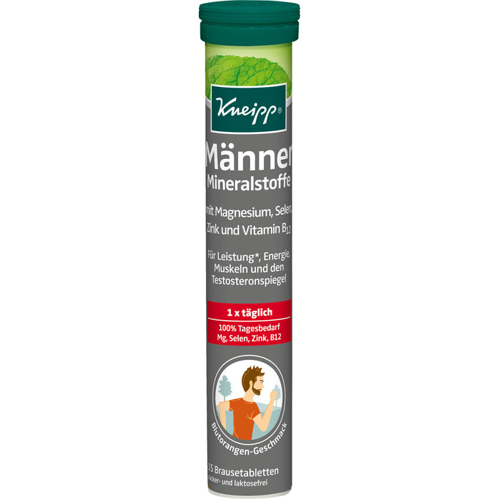 Kneipp Männer Mineralstoffe Brausetabletten, 15 St. Tabletten