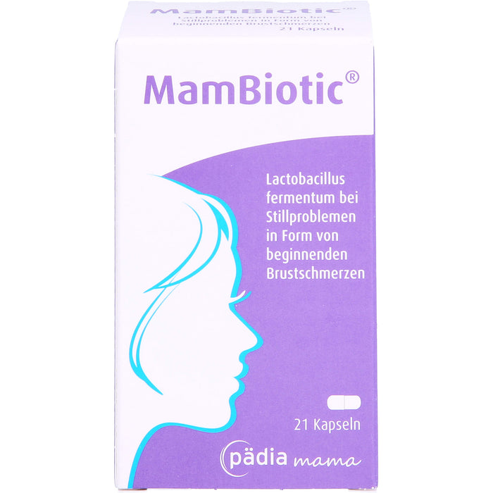 MamBiotic für Stillende mit Brustschmerzen Kapseln, 21 pcs. Capsules