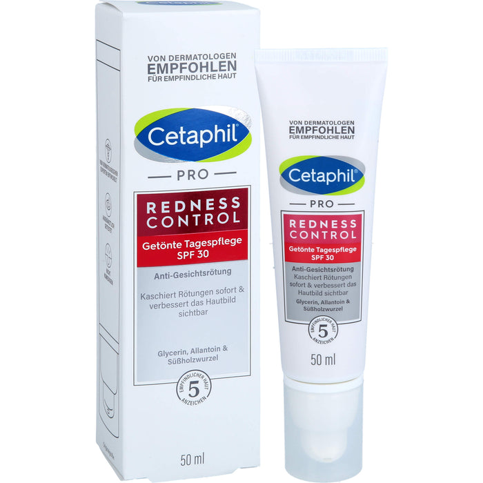 Cetaphil Pro RednessControl getönte Tagespflege SPF 30, 50 ml Crème