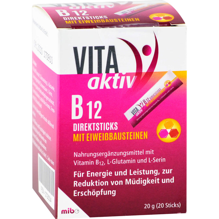 Vita aktiv B 12 Direktsticks, 20 St. Beutel