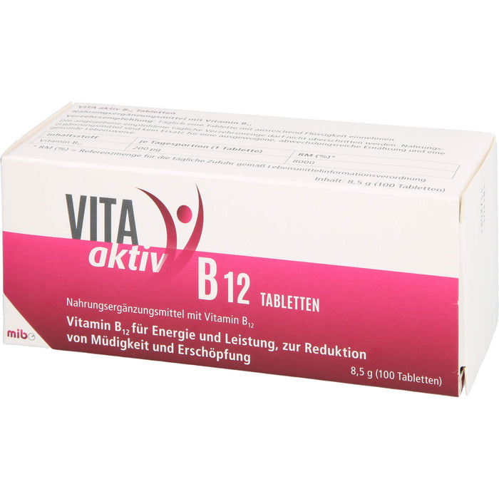 VITA aktiv B 12 Tabletten, 100 St TAB