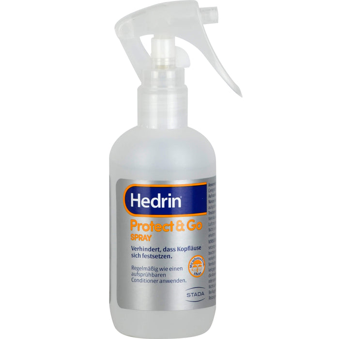 Hedrin Protect & Go Spray verhindert, dass Kopfläuse sich festsetzen, 120 ml Solution