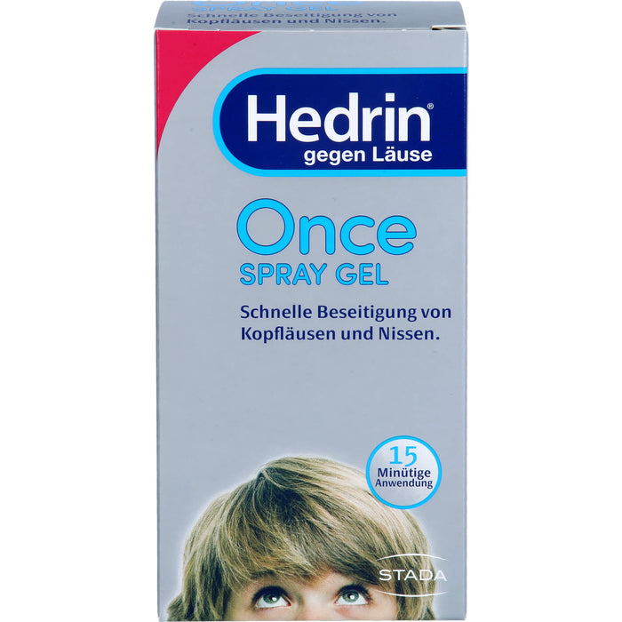 Hedrin gegen Läuse Once Spray Gel, 60 ml Lösung