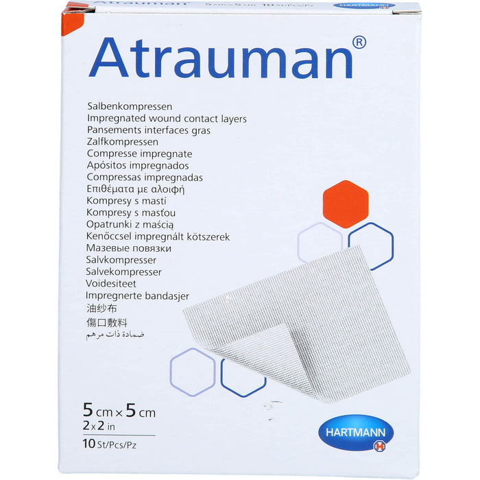 ATRAUMAN 5x5 cm steril Kompressen, 10 St KOM