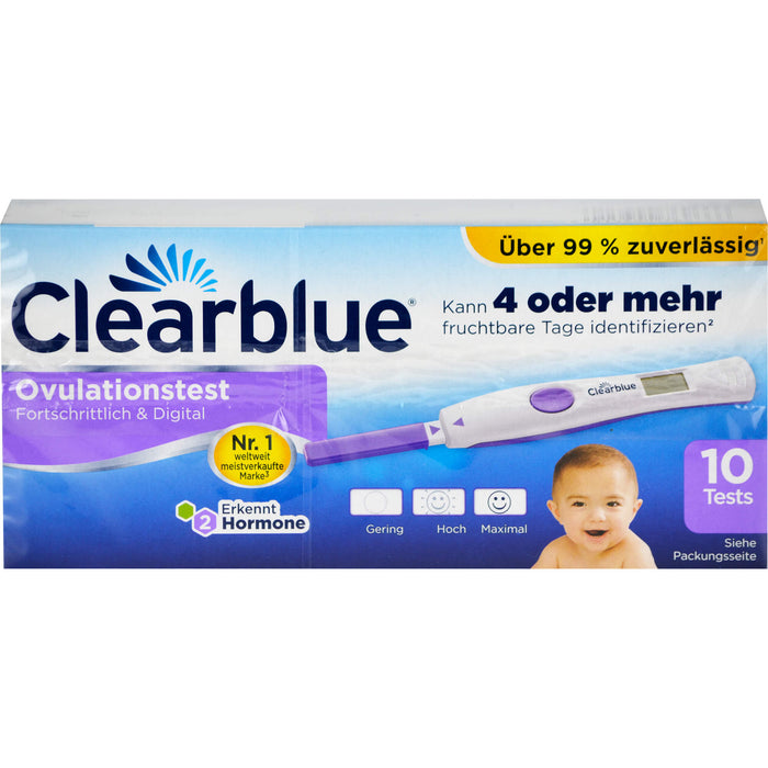 Clearblue Ovulationstest FORTSCHRITTLICH & DIGITAL, 10 pc Test