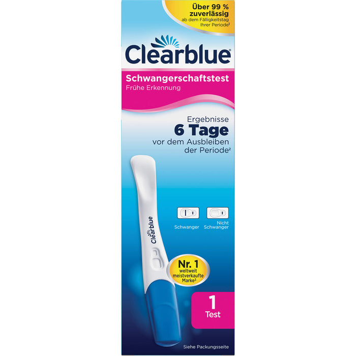 Clearblue Schwangerschaftstest Früherkennung, 1 pc Test