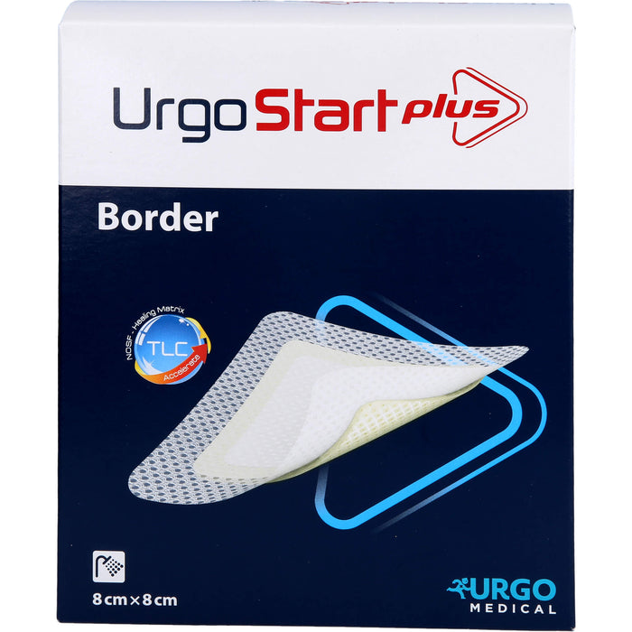 UrgoStart Plus Border 8x8 cm, 10 St VER