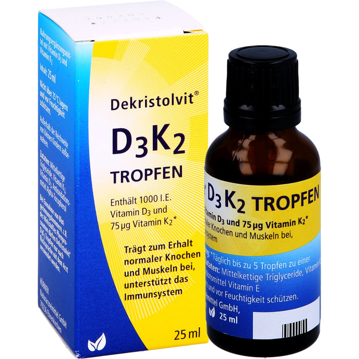 Dekristolvit D3K2 Tropfen, 25 ml Lösung