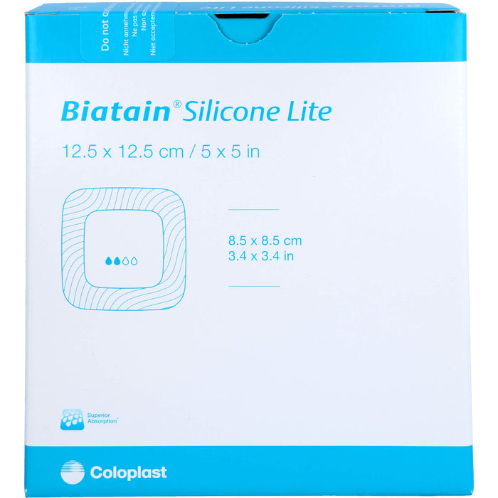 Biatain Silicone Lite Schaumverband 12,5x12,5 cm, 10 St VER