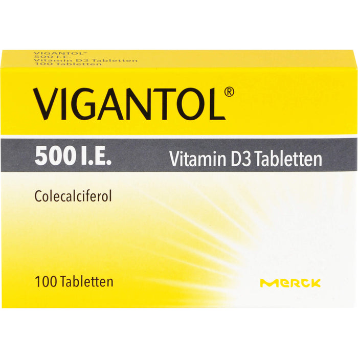 VIGANTOL 500 I.E. Vitamin D3 Tabletten, 100 pc Tablettes