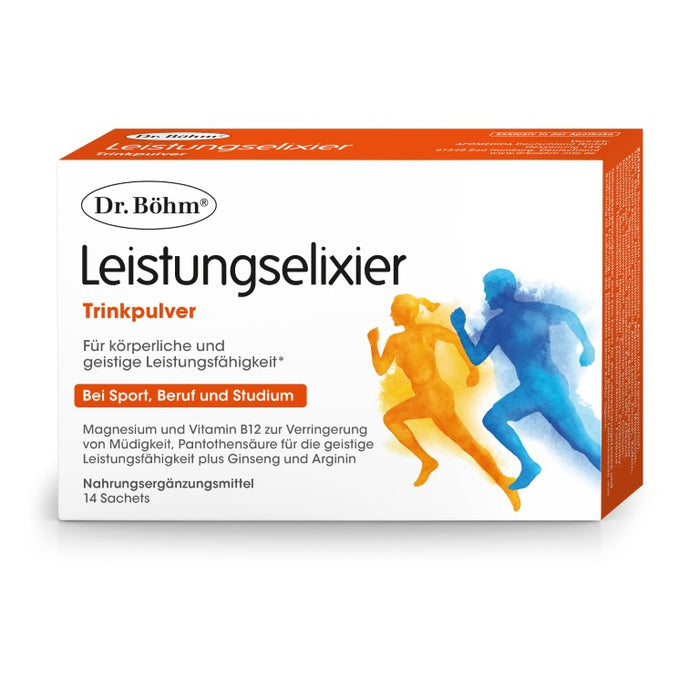 Dr Böhm Leistungselixier Brausegranulat, 14 pcs. Sachets