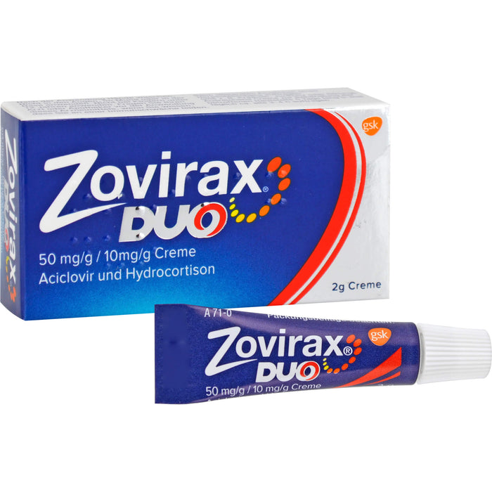 Zovirax duo Creme, 2 g Creme