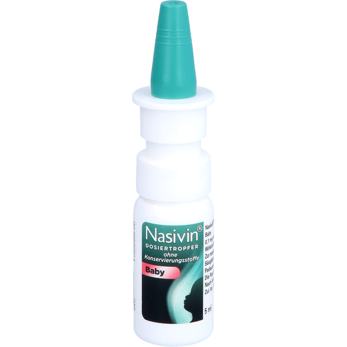 Nasivin Dosiertropfer ohne Konservierungsstoffe Baby, 5 ml Solution