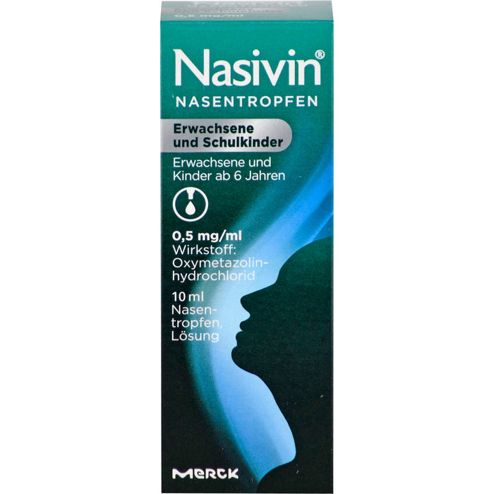 Nasivin Nasentropfen für Erwachsene und Schulkinder, 10 ml Solution