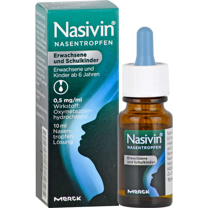 Nasivin Nasentropfen für Erwachsene und Schulkinder, 10 ml Lösung