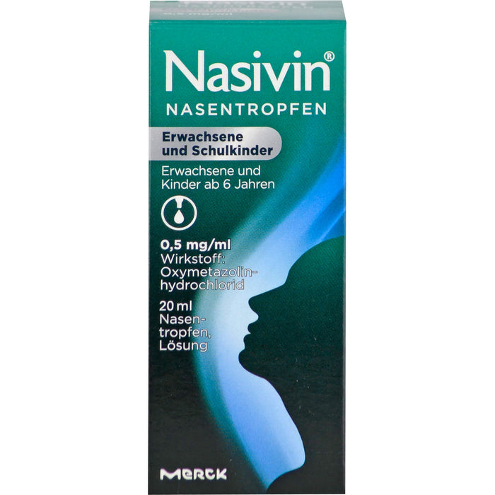 Nasivin Nasentropfen Erwachsene und Schulkinder, 20 ml Solution