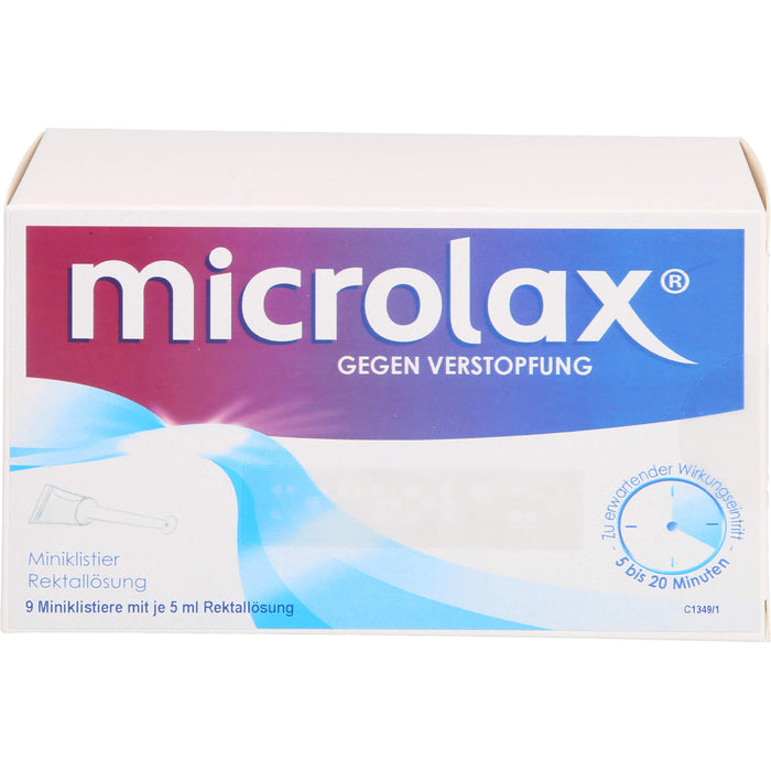 microlax Rektallösung Reimport Pharma Gerke, 9 pc Lavements