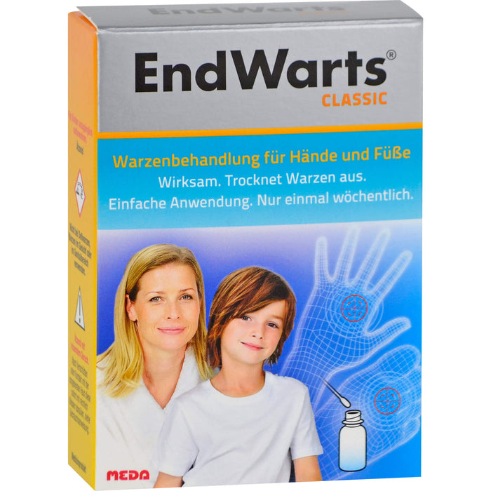 EndWarts classic Warzenbehandlung für Hände und Füße Lösung, 3 ml Solution