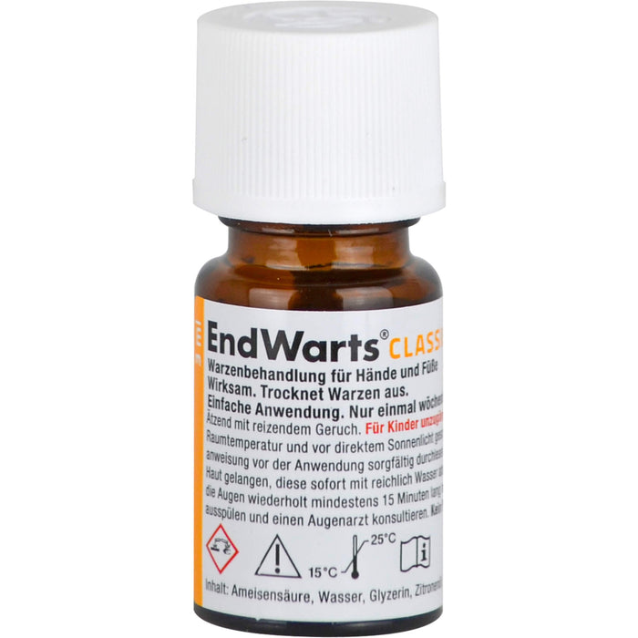 EndWarts classic Warzenbehandlung für Hände und Füße Lösung, 3 ml Solution