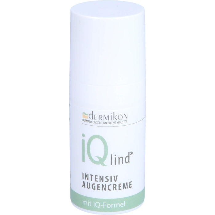 iQlind Intensiv Augencreme mit Hyaluronsäure zur Pflege der Haut der Augenregion, 15 ml Cream