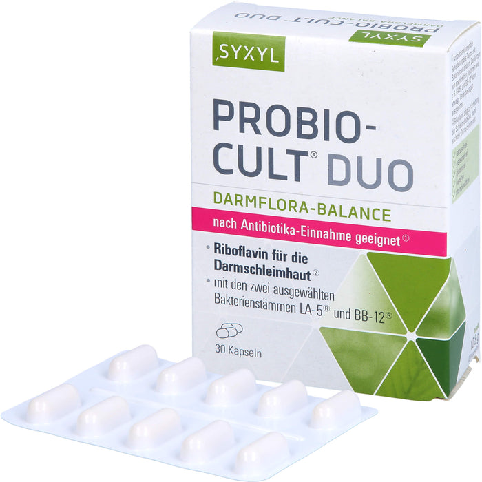 SYXYL Probio-Cult Duo Darmflora-Balance Kapseln, 30 pcs. Capsules