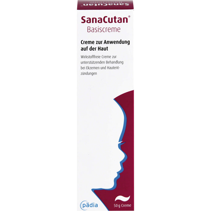 SanaCutan Basiscreme zur Anwendung auf der Haut, 50 g Cream