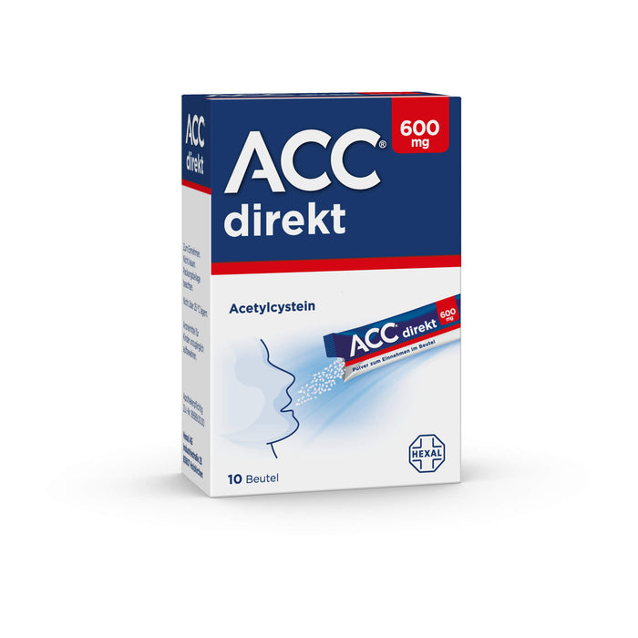 ACC direkt 600 mg Pulver, 10 pcs. Sachets