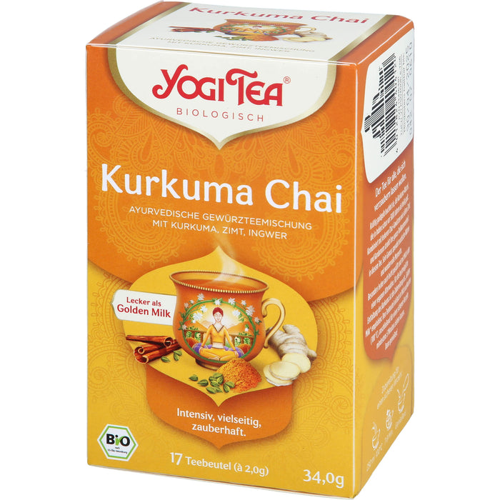 Yogi Tea Kurkuma Chai Bio, 17X2.0 g FBE