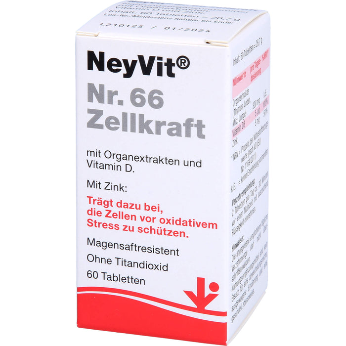 NeyVit Nr. 66 Zellkraft, 60 St TMR