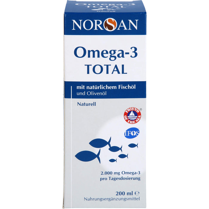 NORSAN Omega-3 Total Naturell Lösung, 200 ml Solution