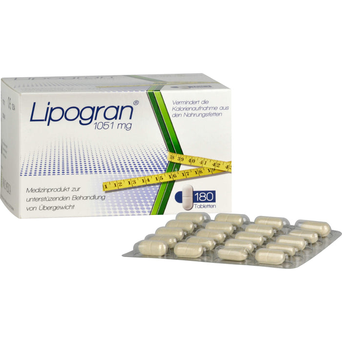 Lipogran Tabletten zur unterstützenden Behandlung bei Übergewicht, 180 pcs. Tablets