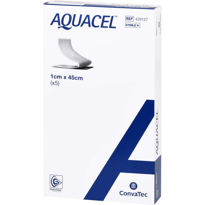 Aquacel 1x45 cm Tamponaden m. Verstärkungsfasern, 5 St TPO