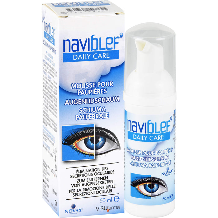 Naviblef Daily Care Augenlidschaum, 50 ml Mousse