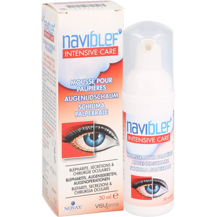 naviblef Intensive care Augenlidschaum, 50 ml Mousse