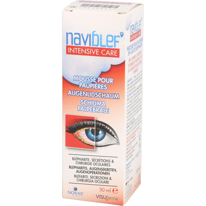 naviblef Intensive care Augenlidschaum, 50 ml Mousse