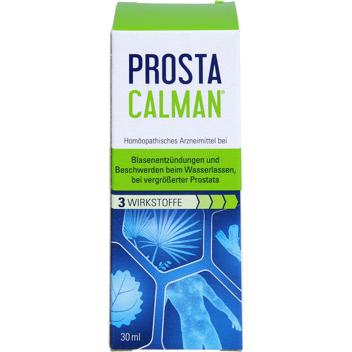 Prostacalman Tropfen bei Blasenentzündungen, bei Beschwerden beim Wasserlassen und bei vergrößerter Prostata, 30 ml Solution