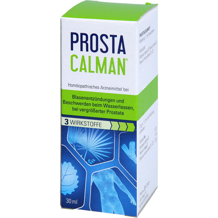 Prostacalman Tropfen bei Blasenentzündungen, bei Beschwerden beim Wasserlassen und bei vergrößerter Prostata, 30 ml Solution