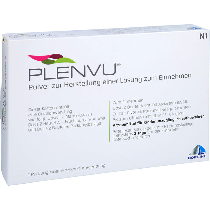 Plenvu Pulver zur Herstellung einer Lösung zum Einnehmen, 1 pcs. Sachets