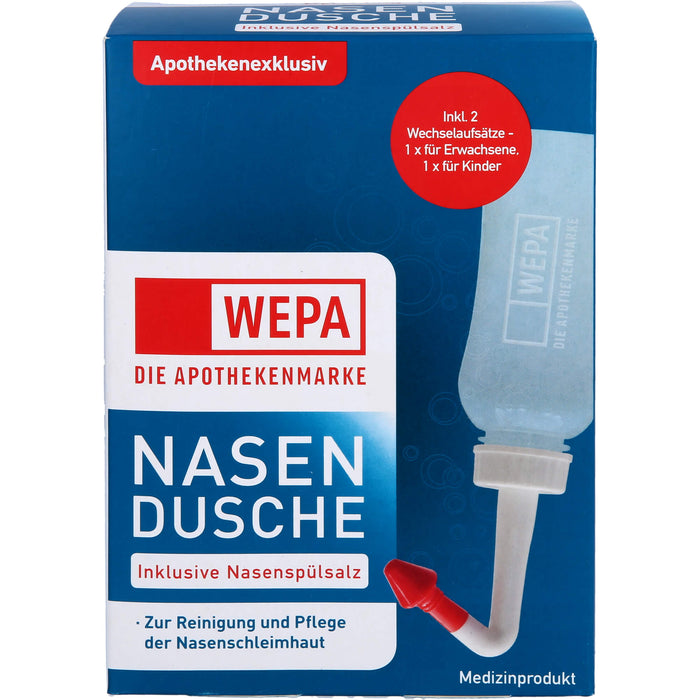 WEPA Nasendusche inklusive Nasenspülsalz, 1 pc Paquet